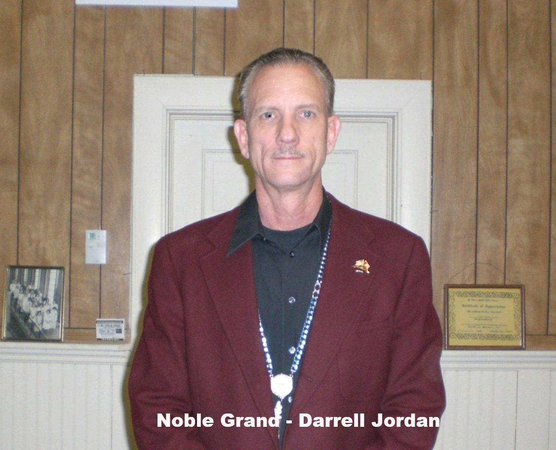 Noble Grand Darrell Jordan